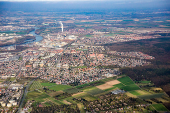 District Waldhof in Mannheim in the state Baden-Wuerttemberg, Germany