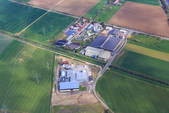 ZAKB - Waste Management Center Heppenheim (AWZ) and Biomass Plant in Heppenheim in the state Hesse, Germany