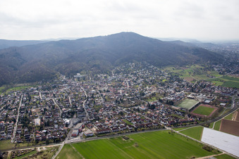 Town View of the streets and houses of the residential areas in Alsbach in the state Hesse