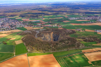Quarry of MHI Naturstein GmbH and Odenwälder Hartstein-Industrie GmbH in Roßdorf in the state Hesse, Germany