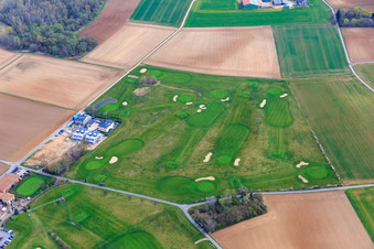 Aerial photograpy of Golf Sport Park Groß-Zimmern in Groß-Zimmern in the state Hesse, Germany