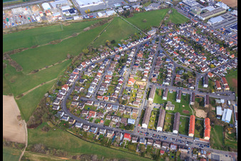 Berliner Straße in Groß-Zimmern in the state Hesse, Germany