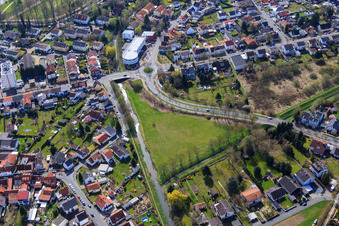 Stone path in Dieburg in the state Hesse, Germany