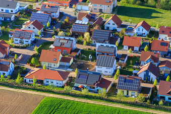 Aerial photograpy of Maple Trail in Steinweiler in the state Rhineland-Palatinate, Germany