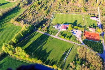 Football field Steinweiler in Steinweiler in the state Rhineland-Palatinate, Germany