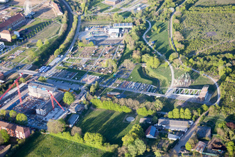 State Garden Show 2015 in Landau in der Pfalz in the state Rhineland-Palatinate, Germany out of the air