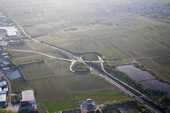 Landau North, exit A65-B10 in Landau in der Pfalz in the state Rhineland-Palatinate, Germany