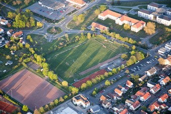 Ensemble of sports grounds of Lachen-Speyerdorf 1910 e.V in the district Lachen-Speyerdorf in Neustadt an der Weinstrasse in the state Rhineland-Palatinate, Germany