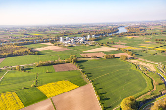 Decommissioned nuclear power plant in Biblis in the state Hesse, Germany