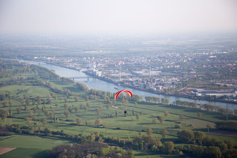 Oblique view of Worms in the state Rhineland-Palatinate, Germany