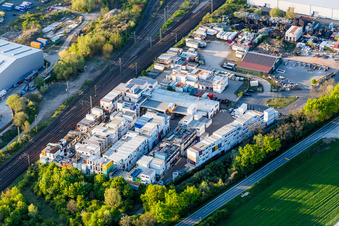 Container-Storage of U. S. Ungar Service GmbH in the district Goddelau in Riedstadt in the state Hesse, Germany