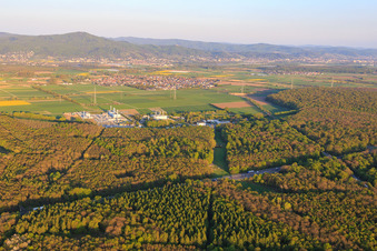 Open Grid Europe GmbH in the district Allmendfeld in Gernsheim in the state Hesse, Germany