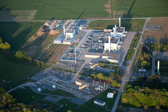 Compressor Stadium and pumping station for natural gas Open Grid Europe GmbH in the district Haehnlein in Alsbach-Haehnlein in the state Hesse