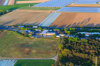 Serways service area Alsbach West on the A5 in the district Sandwiese in Alsbach-Hähnlein in the state Hesse, Germany