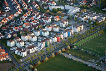 Outskirts residential in the district Auerbach in Bensheim in the state Hesse
