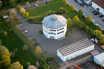 Industrial estate and company settlement Weidering in Bensheim in the state Hesse