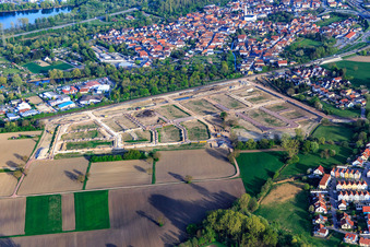 New development area Paul-Klee-Ring in Wörth am Rhein in the state Rhineland-Palatinate, Germany