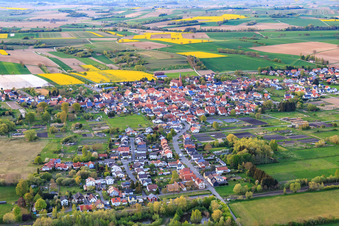 View of the town from the south in Kapsweyer in the state Rhineland-Palatinate, Germany