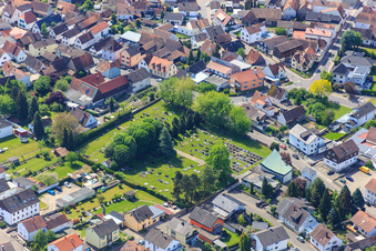 Old Cemetery in Hagenbach in the state Rhineland-Palatinate, Germany