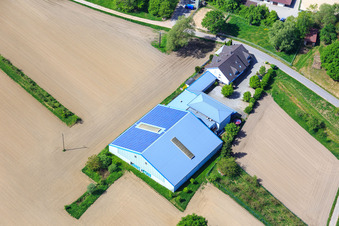 Sports meeting tennis hall in Hagenbach in the state Rhineland-Palatinate, Germany