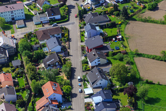 Konrad Adenauer Ring in Hagenbach in the state Rhineland-Palatinate, Germany