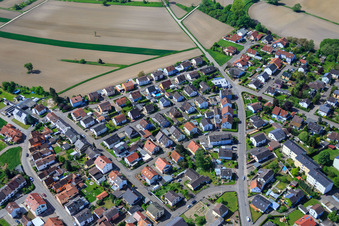 Raiffeisenstr in Hagenbach in the state Rhineland-Palatinate, Germany