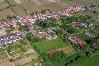 Sports field of TuS 1906 Forst eV in Forst an der Weinstraße in the state Rhineland-Palatinate, Germany