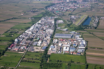 Bruchstr industrial area in Bad Dürkheim in the state Rhineland-Palatinate, Germany