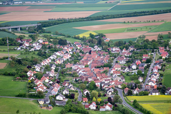District Stettbach in Werneck in the state Bavaria, Germany