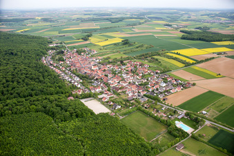 District Schraudenbach in Werneck in the state Bavaria, Germany