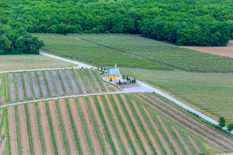 Vineyard Chapel in Bergtheim in the state Bavaria, Germany