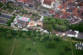 Fair in Nordheim am Main in the state Bavaria, Germany