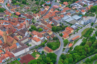 St. Mary's Monastery and Girls' Secondary School Volkach in Volkach in the state Bavaria, Germany