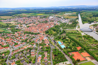 Outdoor pool Volkach in Volkach in the state Bavaria, Germany