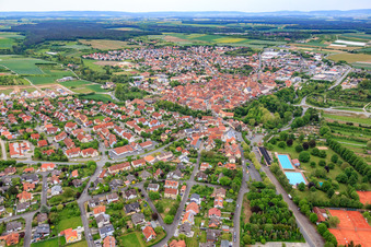 Josef-Wächter-Straße in Volkach in the state Bavaria, Germany