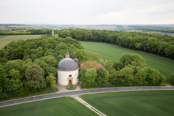 Church building Kreuzkirche in Volkach in the state Bavaria