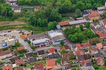 Volunteer Fire Department Schonungen in Schonungen in the state Bavaria, Germany out of the air