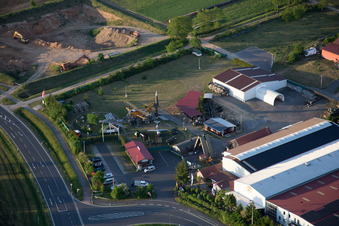 Military Museum in the district Stammheim in Kolitzheim in the state Bavaria, Germany out of the air