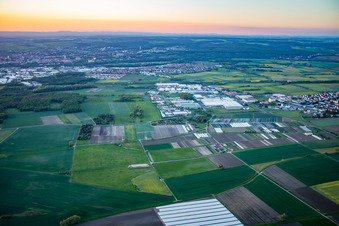 Industrial Area West in Gochsheim in the state Bavaria, Germany