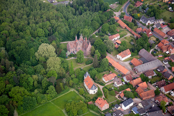 Church building in the district Hastenbeck in Hameln in the state Lower Saxony, Germany