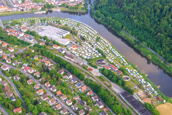 Campsite - Motorhome parking - Tent meadow Bad Karlshafen on the Weser in Bad Karlshafen in the state Hesse, Germany