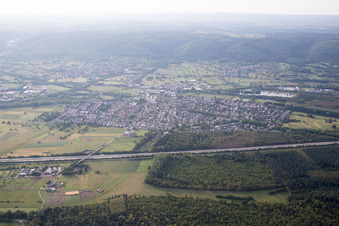 District Bruchhausen in Ettlingen in the state Baden-Wuerttemberg, Germany