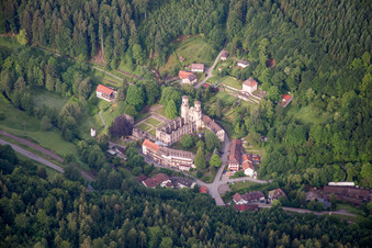 Complex of buildings of the monastery Klosterruine in the district Frauenalb in Marxzell in the state Baden-Wurttemberg, Germany