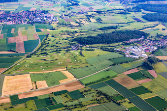 Grounds of the Golf course at Golfclub Pforzheim Karlshaeuser Hof e.V. Oelbronn-Duerrn in Oelbronn-Duerrn in the state Baden-Wurttemberg, Germany