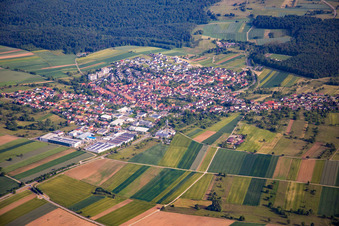 Village view in the district Goebrichen in Neulingen in the state Baden-Wurttemberg