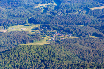 Birkenhördt in the state Rhineland-Palatinate, Germany out of the air