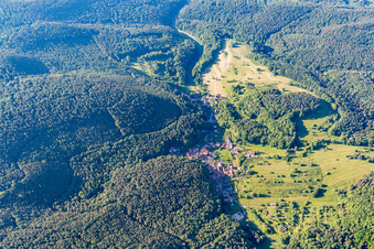 District Blankenborn in Bad Bergzabern in the state Rhineland-Palatinate, Germany out of the air