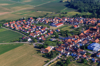 On the railway in Steinweiler in the state Rhineland-Palatinate, Germany