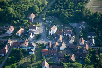 Mitschdorf in the state Bas-Rhin, France out of the air