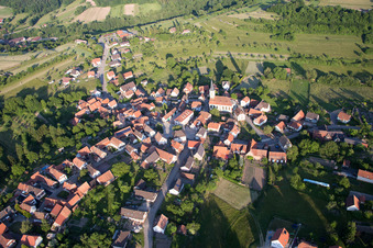 Wingen in the state Bas-Rhin, France out of the air